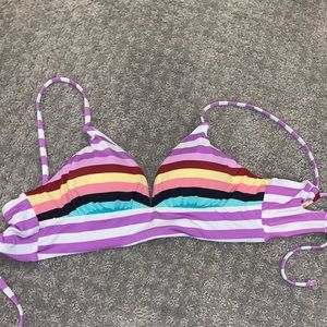 Stripped bikini top